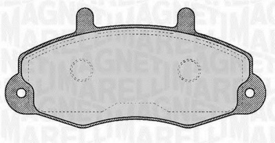 MAGNETI MARELLI 363916060268 -  Комплект тормозных колодок, дисковый тормоз